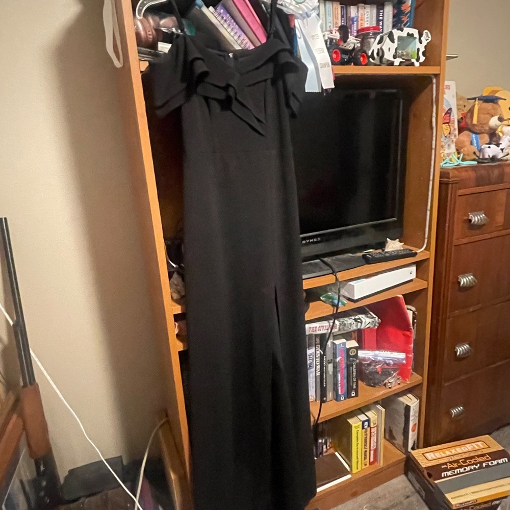 Elegant Black Off-Shoulder Dress